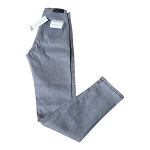 Vptianch Womens skinny Fit High-Waisted Grey Stretch Denim Jeans Womens Waist 23
